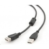 GEMBIRD Kabel USB 2.0 A-A prodlužovací 4,5m (černý, HQ s ferritovým jádrem) GEMBIRD Kabel USB 2.0 A-A prodlužovací 4,5m (černý, HQ s ferritovým jádrem)