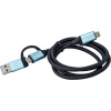 i-tec kabel USB-C na USB-C s integrovanou redukcí na USB-A/3.0 C31USBCACBL i-tec kabel USB-C na USB-C s integrovanou redukcí na USB-A/3.0 C31USBCACBL