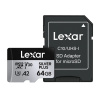 Pamäťová karta Lexar High-Performance Silver Plus microSDXC 64 GB + adaptér Pamäťová karta Lexar High-Performance Silver Plus microSDXC 64 GB + adaptér
