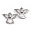 Ozdobný diel anjel 22x29 mm - platina (10 ks) Ozdobný diel anjel 22x29 mm - platina (10 ks)