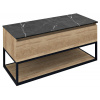 Sapho SKARA umývadlová skrinka 100x50x45cm, čierna mat/dub alabama, CG009-2222 Sapho SKARA umývadlová skrinka 100x50x45cm, čierna mat/dub alabama, CG009-2222