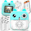 INSTANTNÝ FOTOAPARÁT DIGITÁLNY FOTOAPARÁT PRE DETI DRUKUŚ MINI TLAČIAREŇ + 13 ROLIEK INSTANTNÝ FOTOAPARÁT DIGITÁLNY FOTOAPARÁT PRE DETI DRUKUŚ MINI TLAČIAREŇ + 13 ROLIEK