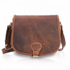 Kožená crossbody kabelka Paolo Peruzzi T-39 Vintage tmavě hnedá Kožená crossbody kabelka Paolo Peruzzi T-39 Vintage tmavě hnedá