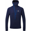 Pánska fleecová mikina MOUNTAIN EQUIPMENT Eclipse Hooded Zip T Medieval Blue XL Pánska fleecová mikina MOUNTAIN EQUIPMENT Eclipse Hooded Zip T Medieval Blue XL