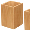 POHÁR NA ZUBNÉ KEFKY, ŠTVORCOVÝ S BAMBUSOM, 6,8 x 6,8 x 9,7 CM POHÁR NA ZUBNÉ KEFKY, ŠTVORCOVÝ S BAMBUSOM, 6,8 x 6,8 x 9,7 CM