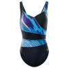Aquawave Dámske jednodielne plavky Tera Black Print S Aquawave Dámske jednodielne plavky Tera Black Print S