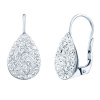 Stříbrné náušnice kapky se Swarovski® Crystals čiré SILVEGOB36019w Stříbrné náušnice kapky se Swarovski® Crystals čiré SILVEGOB36019w