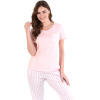 Dámske pyžamo 140/140 sv. ružové - Karol XL Dámske pyžamo 140/140 sv. ružové - Karol XL