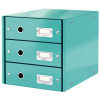 604851 Zásuvkový box 3 Click & Store ľadová modrá WOW Modrá ľadová 604851 Zásuvkový box 3 Click & Store ľadová modrá WOW Modrá ľadová