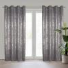 Eurofirany Záves 140x250 cm zatemňujúci sivý strieborný na kovové krúžky ELISE Eurofirany Záves 140x250 cm zatemňujúci sivý strieborný na kovové krúžky ELISE
