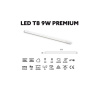 LED trubica T8 9W 4000K 60cm sklenená PREMIUM LED trubica T8 9W 4000K 60cm sklenená PREMIUM