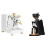 Lelit Bianca PL162T V3, white + Eureka Mignon Zero 65 Speedy, CR black Lelit Bianca PL162T V3, white + Eureka Mignon Zero 65 Speedy, CR black