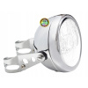 Kryt + Držiaky Predného LED Reflektora/Svetla 5,75 Palca Motocykel Chróm Kryt + Držiaky Predného LED Reflektora/Svetla 5,75 Palca Motocykel Chróm