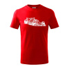 Formula v závode - Tričko detské bavlnené - 134 cm/8 rokov ( Červená ) Formula v závode - Tričko detské bavlnené - 134 cm/8 rokov ( Červená )