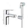 Grohe Umyvadlová baterie Edge s bidetovou sprškou chrom 23757000 Grohe Umyvadlová baterie Edge s bidetovou sprškou chrom 23757000
