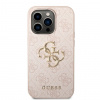 Guess PU 4G Metal Logo iPhone 14 Pro Max ružové Guess PU 4G Metal Logo iPhone 14 Pro Max ružové