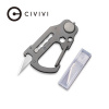 Multitool CIVIVI Polymorph Carabiner Keychain Multi-Tool - Gray Titanium C20045-1 Multitool CIVIVI Polymorph Carabiner Keychain Multi-Tool - Gray Titanium C20045-1