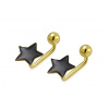 CITY STORM Dámske oceľové náušnice v zlatej farbe hviezdičky Mary III. + darčeková krabička zadarmo CITY STORM Dámske oceľové náušnice v zlatej farbe hviezdičky Mary III. + darčeková krabička zadarmo