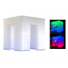 Fotověci Světelná Gumová Nafukovací Krychle Stan Zástěna RGB LED Osvětlení Kryt na Fotokoutek Photo Booth Velikost 2,5x2,5m Enclosure Fotověci Světelná Gumová Nafukovací Krychle Stan Zástěna RGB LED Osvětlení Kryt na Fotokoutek Photo Booth Velikost 2,5x2,5m Enclosure