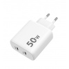 WG - Síťová nabíječka 2x USB-C 50W, 1x USB-C PD 30W + 1x USB-C PD 20W, bílá 12435 WG - Síťová nabíječka 2x USB-C 50W, 1x USB-C PD 30W + 1x USB-C PD 20W, bílá 12435