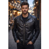 Max Original Leather Pánska kožená bunda ZADAR black (2XL 54-56) - Čierna - 2XL Max Original Leather Pánska kožená bunda ZADAR black (2XL 54-56) - Čierna - 2XL