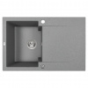 Kuchinox Chichi, 1-komorový granitový drez 740x480x194 mm, šedá, LAV-SBH_511Y Kuchinox Chichi, 1-komorový granitový drez 740x480x194 mm, šedá, LAV-SBH_511Y