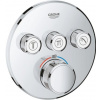 Grohe GROHTHERM SMARTCONTROL podomítková termostatická baterie, pro 3 spotřebiče, Water Saving, chrom Grohe GROHTHERM SMARTCONTROL podomítková termostatická baterie, pro 3 spotřebiče, Water Saving, chrom
