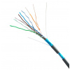 DATACOM FTP Cat5e PVC kabel 305m (drát), šedý 1200 DATACOM FTP Cat5e PVC kabel 305m (drát), šedý 1200