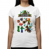 Tričko s menom pre fanúšikov hry Minecraft - dámske tričko s potlačou - personalizovaný produkt - Tričkový | XL | Biela | Dámske - super slim Tričko s menom pre fanúšikov hry Minecraft - dámske tričko s potlačou - personalizovaný produkt - Tričkový | XL | Biela | Dámske - super slim