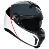 Prilba AGV Tourmodular Balance White Grey Red Veľkosť: L (58-59 cm) Prilba AGV Tourmodular Balance White Grey Red Veľkosť: L (58-59 cm)
