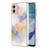 Gumený kryt IMD na Motorola Moto G13 / G23 / G53 5G - White Marble Gumený kryt IMD na Motorola Moto G13 / G23 / G53 5G - White Marble