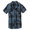 Brandit Roadstar košeľa s krátkymi rukávmi, indigo checked - 3XL Brandit Roadstar košeľa s krátkymi rukávmi, indigo checked - 3XL