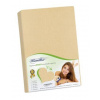 Bellatex plachta Jersey svetlobéžová 160x200 Bellatex plachta Jersey svetlobéžová 160x200
