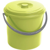 Zelené plastové vedro s vekom 10 l CURVER Zelené plastové vedro s vekom 10 l CURVER
