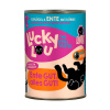 Výhodné balenie Lucky Lou Adult 24 x 400 g - hydinové a kačacie Výhodné balenie Lucky Lou Adult 24 x 400 g - hydinové a kačacie