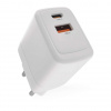 Emos GaN univerzálny USB adaptér do siete s USB-C a USB výstupom 20W V02G20 - Univerzálny USB adaptér Emos GaN univerzálny USB adaptér do siete s USB-C a USB výstupom 20W V02G20 - Univerzálny USB adaptér
