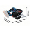 Bosch Akumulátorová okružní pila GKM 18V-50 06016B8002 Bosch Akumulátorová okružní pila GKM 18V-50 06016B8002