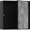 HANSGROHE XtraStoris Rock výklenok do steny s dvierkami pre obklad, 300 x 300 x 100 mm, matná čierna, 56085670 HANSGROHE XtraStoris Rock výklenok do steny s dvierkami pre obklad, 300 x 300 x 100 mm, matná čierna, 56085670