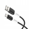 Kábel Hoco USB - USB typ C, 1 m, čierny Kábel Hoco USB - USB typ C, 1 m, čierny