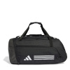 adidas Essentials Medium Duffle Bag Adults Black/White One Size adidas Essentials Medium Duffle Bag Adults Black/White One Size