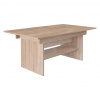 Tempo Kondela Jedálenský/konferenčný rozkladací stôl, dub sonoma, 120/160x70 cm, LAVKO NEW Tempo Kondela Jedálenský/konferenčný rozkladací stôl, dub sonoma, 120/160x70 cm, LAVKO NEW