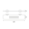 NIMCO Polica Nimco, 60 cm UN X360-26 NIMCO Polica Nimco, 60 cm UN X360-26