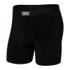 Pánske boxerky SAXX Ultra Boxer Brief Fly black/black S Pánske boxerky SAXX Ultra Boxer Brief Fly black/black S