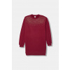 Dievčenské bavlnené šaty Guess J5BK07.KAV34.9BYA burgundské 122-125 Dievčenské bavlnené šaty Guess J5BK07.KAV34.9BYA burgundské 122-125