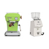 Ascaso Dream PID, Fresh Pistachio + Ascaso H64, white Ascaso Dream PID, Fresh Pistachio + Ascaso H64, white