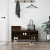 zahrada-XL Botník hnedý dub 102x36x60 cm spracované drevo 831379 zahrada-XL Botník hnedý dub 102x36x60 cm spracované drevo 831379