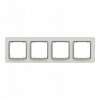 Štvornásobný rámik Schneider Electric biely Štvornásobný rámik Schneider Electric biely