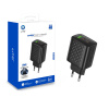 Lito - Wall Charger LC25 sieťová nabíjačka (2× USB-C + USB, PD65W, GaN technológia, nehorľavý PC materiál, EU vidlica) - čierna Lito - Wall Charger LC25 sieťová nabíjačka (2× USB-C + USB, PD65W, GaN technológia, nehorľavý PC materiál, EU vidlica) - čierna