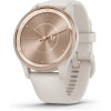 Garmin Vivomove Trend, inteligentné hodinky, Peach Gold/White Cream 010-02665-01
