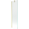 Mexen Next vaňová zástena 1-krídlová 50 x 150 cm, priehľadná, zlatá kartáčovaná - 895-050-000-00-00-55 Mexen Next vaňová zástena 1-krídlová 50 x 150 cm, priehľadná, zlatá kartáčovaná - 895-050-000-00-00-55
